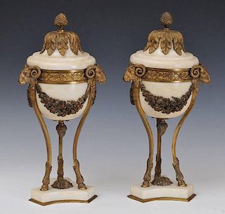Pair of French Cassolettes