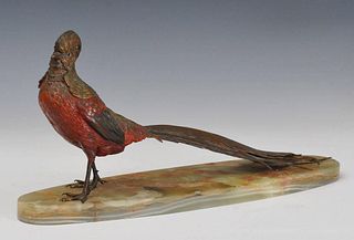 Franz Bergman Bronze Pheasant