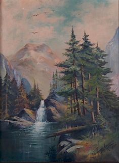 G. Sieczkowski Landscape Oil on Canvas