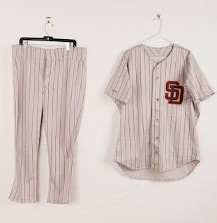 Denny Sommers Game Worn San Diego Padres Uniform