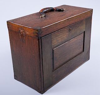 Oak Seven Drawer Machinist Cabinet