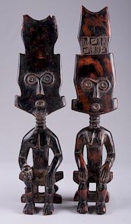 Fante Fertility Dolls from Ghana, Two (2)