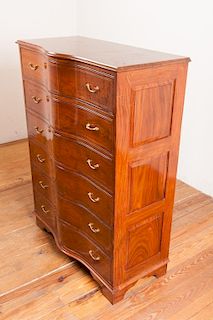 Bench Crafted Exotic Wood Chest of Drawers