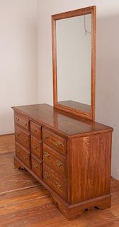 Pennsylvania House Triple Dresser with Mirror