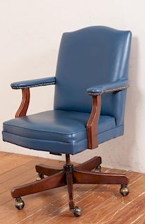 Upholstered Office Desk Arm Chair