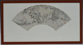 Chinese Painted Fan