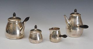 Georg Jensen Sterling Silver Tea Set