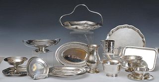 Large Group of Sterling Silver Tableware