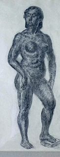 John Sloan  (1871 - 1951) Nude study
