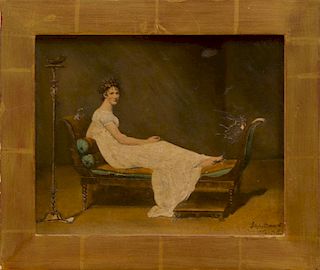 AFTER JACQUES-LOUIS DAVID (1748-1825): PORTRAIT OF MADAME RÉCAMIER