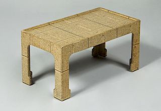 CHINESE PARCHMENT LOW TABLE
