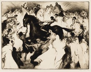 Gene Kloss, Horseplay of Indian Jesters, 1954