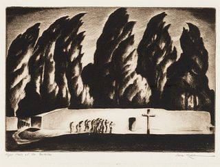 Gene Kloss, Night Ceremony of the Penitentes, 1932