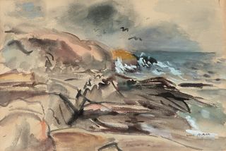Louis Ribak, Untitled (Seascape)