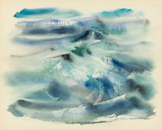 B. J. O. Nordfeldt, Untitled (Seascape)