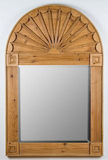 PROVINCIAL CARVED PINE MIRROR