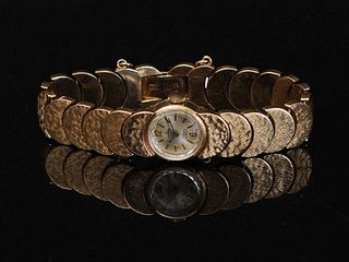 14k Gold Cornavin Ladies Wrist Watch