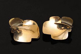 14k Gold Timothy Grannis Earrings