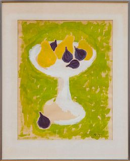 BEN C. MORRIS (d. 1998): COMPOTE WITH PEARS AND FIGS