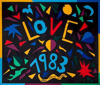 YVES SAINT LAURENT, LOVE, 1983