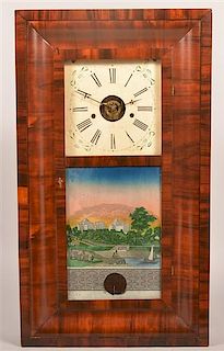 Ogee Case Shelf Clock by J.C. Brown, Bristol, CT.