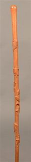 PA Carved Cane Attributed to Al Rader.