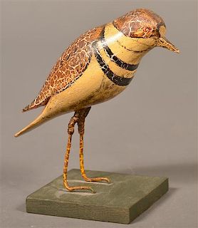Folk Art Carved and painted figure of a Bird.