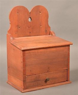 PA 19th Century Mixed Wood Hanging Spice Box.