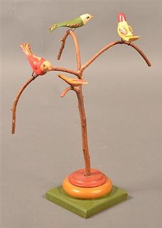 Folk Art Bird Tree by June & Walt Gottshall, 2000.