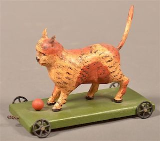 Cat Pull Toy by June & Walt Gottshall, 1995.