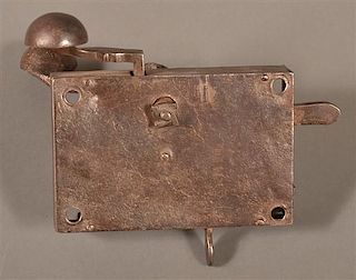 Peter Derr Iron Box Lock Door Hardware.