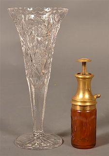 Two Pieces of Antique Glass.