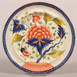 Gaudy Dutch China Grape Pattern 9-3/4" Plate.