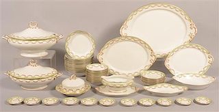 54 Piece Limoges China Partial Dinner Service.