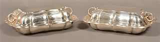 2 Reed & Barton Sterling Cov. Vegetable Dishes.