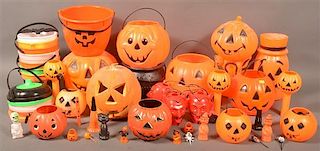 Group of Halloween Plastic Items
