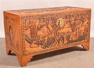 Hip Hing Co. Chinese Camphor Blanket Chest.