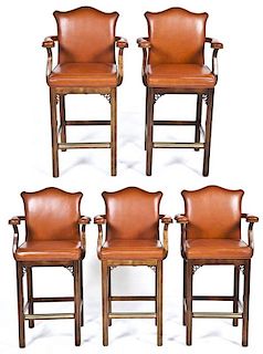 Set of 5 Century Pub Chairs