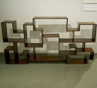 Hardwood Display Shelf Unit