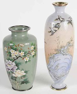 Two Cloisonné Vases