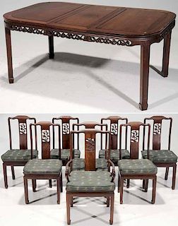 Chinese Carved Hardwood Dining