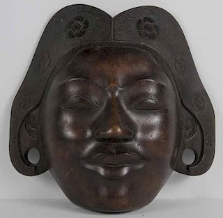 Well-Carved Wooden Mask