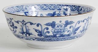 Blue and White Porcelain Deep Bowl
