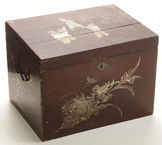 Lacquered and Gilt-Decorated Box