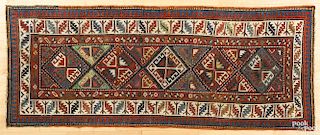 Kazak carpet, early 20th c., 8' x 3'2''.