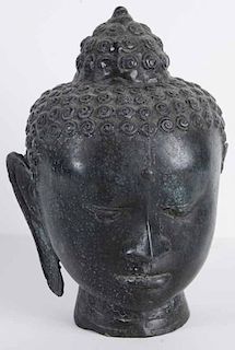 Bronze Head of a Buddha