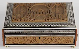 Anglo-Indian Compartmented Box