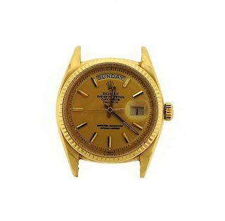 Rolex President Tiffany &amp; Co 18k Gold Watch ref. 1803