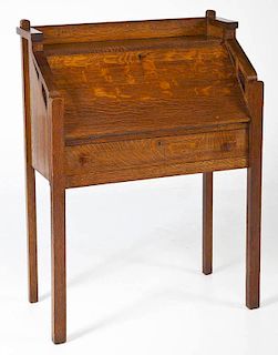 Arts and Crafts Fall Front Writing Desk