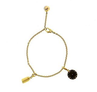 Cartier Baby Trinity 18K Gold Charm Bracelet